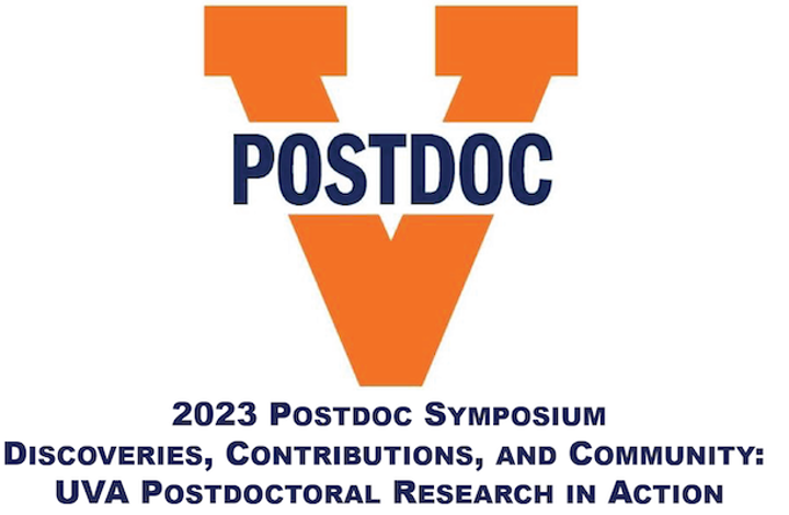 Logo for the 2023 Postdoctoral Research Symposium at UVA